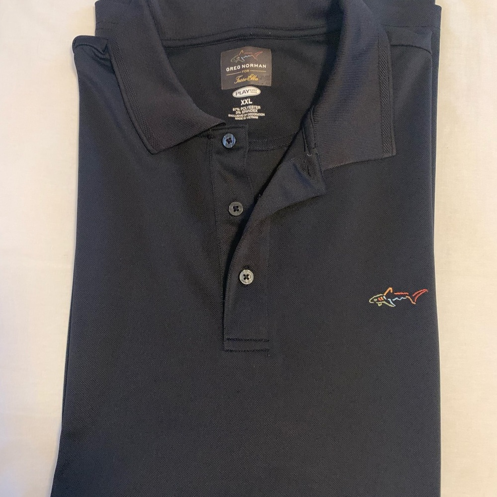 Greg Norman Collection Black Polo Shirt - Picture 6 of 6